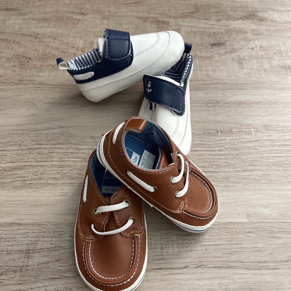 9 to 12 months old boys soft bottom dress shoe
